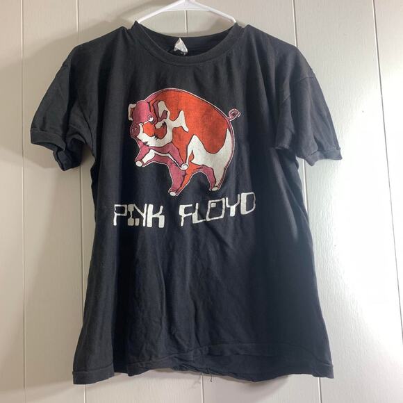 1977 PINK FLOYD Animals Tour double sided single stitch graphic tee shirt L Pig - Picture 2 of 7